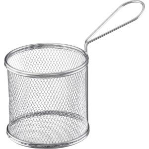 Panier à Frites Rond en Acier Inoxydable