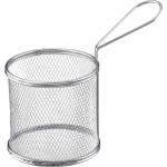 Panier à Frites Rond en Acier Inoxydable