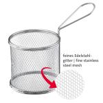 Panier à Frites Rond en Acier Inoxydable