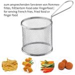 Panier à Frites Rond en Acier Inoxydable