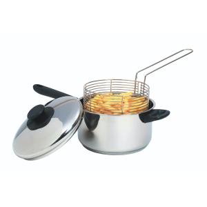 Friteuse à frites en acier inox 20cm