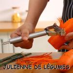 Éplucheur à Julienne en acier inoxydable multifunctionnel