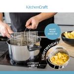 Friteuse à frites en acier inox 20cm