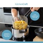 Friteuse à frites en acier inox 20cm