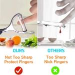 Éplucheur Ergonomique Acier Inoxydable pour Frites