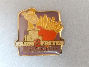 Pin's FARM FRITES - Le Meilleur des Frites