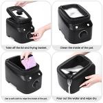 Mini Friteuse 1,5L, Facile à Nettoyer, Température Ajustable