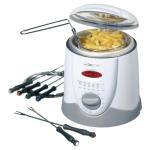 Friteuse 2en1 Clatronic avec 6 fourchettes