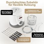 Friteuse 2en1 Clatronic avec 6 fourchettes