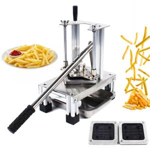 Coupe-pommes de terre inox avec poignée pratique