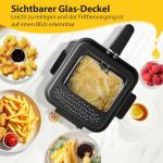 Fritteuse Aigostar 1,5L en inox avec filtre