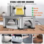 Coupe-Frites VEVOR Multifonction avec 4 Lames Inox