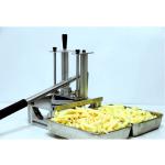 Coupe-pommes de terre inox avec poignée pratique