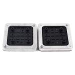 Coupe-pommes de terre inox avec poignée pratique