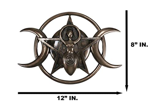 Shaman Lunar Celestial Triple Spiral Goddess Wall Decor