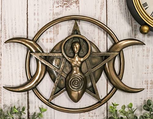 Shaman Lunar Celestial Triple Spiral Goddess Wall Decor