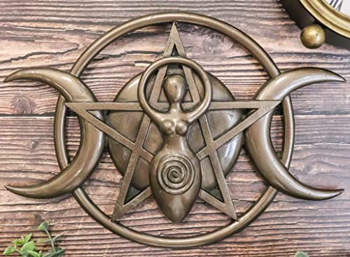 Shaman Lunar Celestial Triple Spiral Goddess Wall Decor