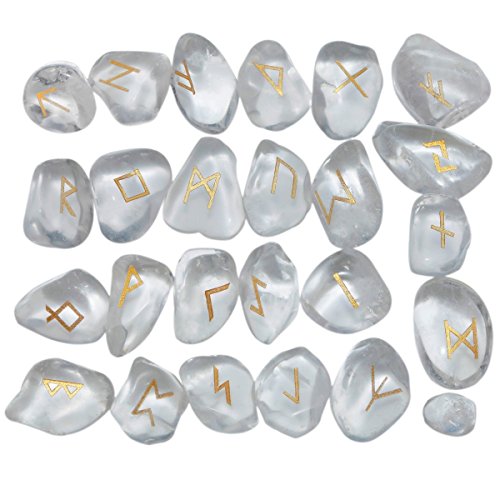 Rockcloud Rock Quartz Natural Rune Stones