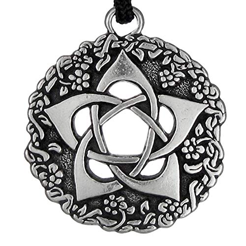 Pentacle of the Goddess Wiccan Jewelry Pagan Subtle Pentagram Necklace