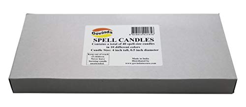 Govinda Spell Candles - 40 candles - 4"x1/2