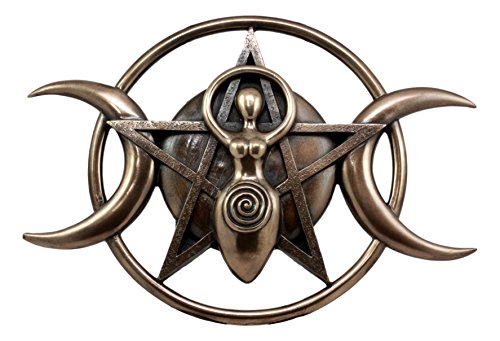 Shaman Lunar Celestial Triple Spiral Goddess Wall Decor