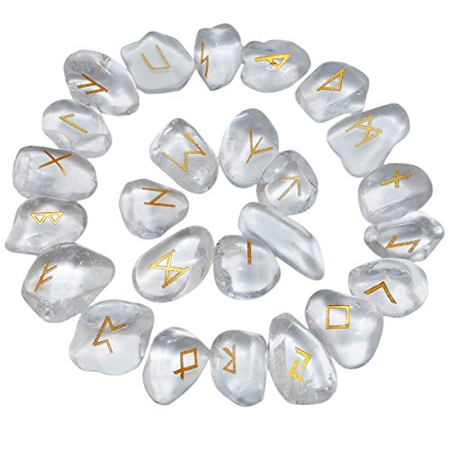 Rockcloud Rock Quartz Natural Rune Stones