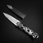 9" Scottish Celtic Gaelic Twist Knot Wicca Dirk Dagger Knife