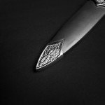 9" Scottish Celtic Gaelic Twist Knot Wicca Dirk Dagger Knife