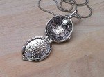 Elena Gilbert Vervain Locket Pendant Necklace