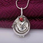 Elena Gilbert Vervain Locket Pendant Necklace