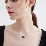 Gothic Bat Necklace in 925 Sterling Silver