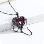 Angel Wing Necklace - 925 Silver Gothic Pendant