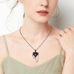Angel Wing Necklace - 925 Silver Gothic Pendant