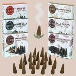Woody Incense Cone Variety Pack - 60 Cones