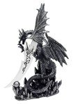 Obsidian Dragon Athame Dagger – 13 Inches