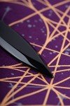 Obsidian Black Pentagram Athame for Wicca