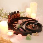 Crescent Moon Crystal Holder and Display Tray
