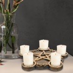Astrology Star Candle Holder for Wiccan Altars