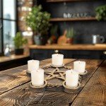 Astrology Star Candle Holder for Wiccan Altars