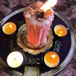 Astrology Star Candle Holder for Wiccan Altars