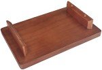 Engraved Wooden Altar Table for Witchcraft Practices