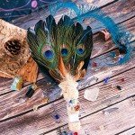 Feather Smudge Wand with Selenite Handle
