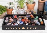 Triple Moon Crystal Holder and Tarot Stand