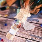 Feather Smudge Wand with Selenite Handle