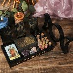 Triple Moon Crystal Holder and Tarot Stand