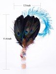 Feather Smudge Wand with Selenite Handle