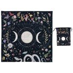 Celtic Triple Moon Velvet Altar Cloth & Bag