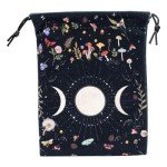 Celtic Triple Moon Velvet Altar Cloth & Bag