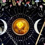 Celtic Triple Moon Velvet Altar Cloth & Bag