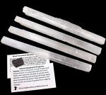 Selenite Sticks with Black Tourmaline & ID Cards